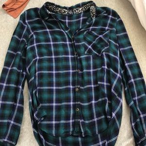 Forever 21 plaid button down shirt